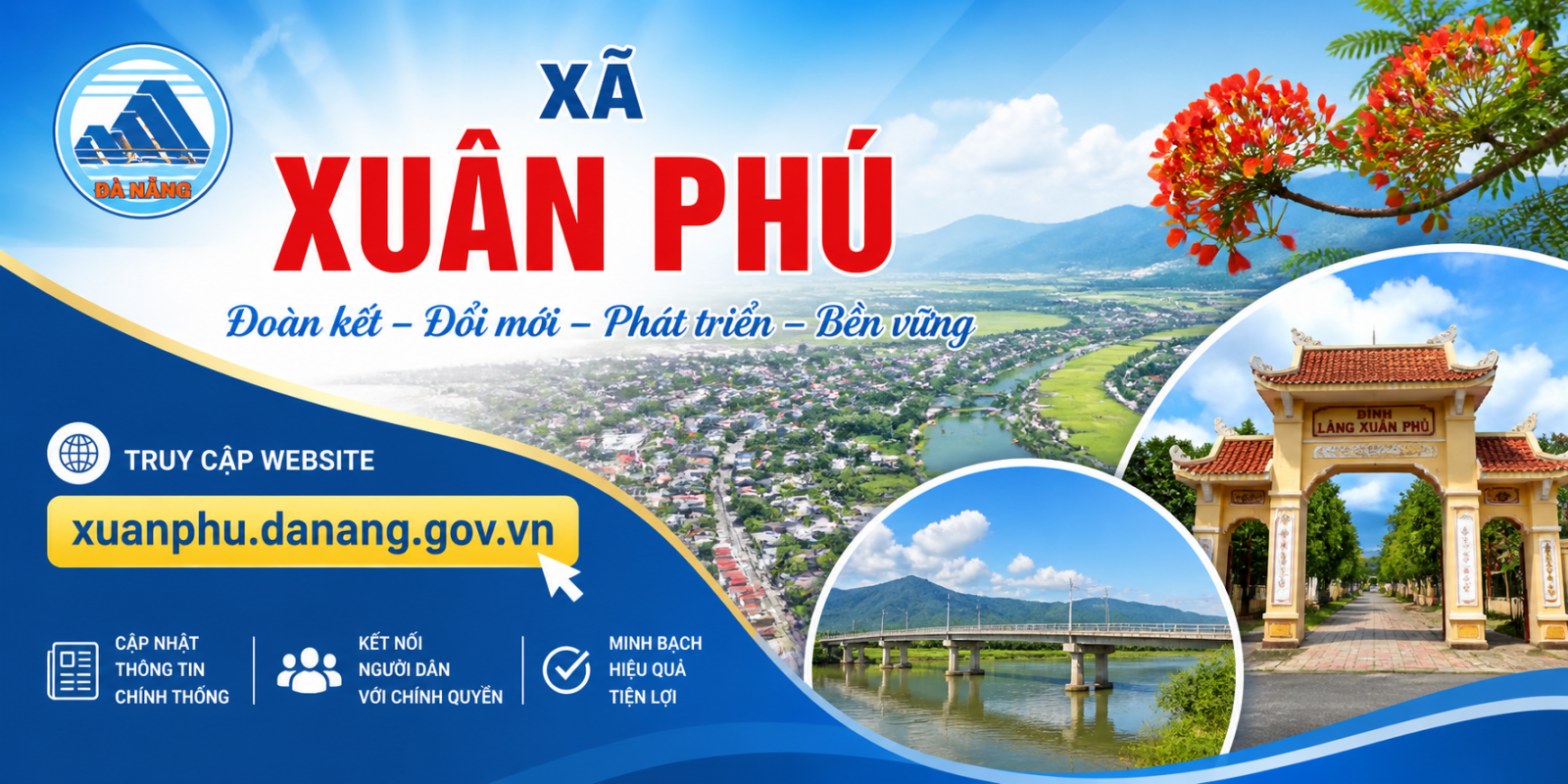 Liên kết website Xã Xuân Phú - Thành phố Đà Nẵng